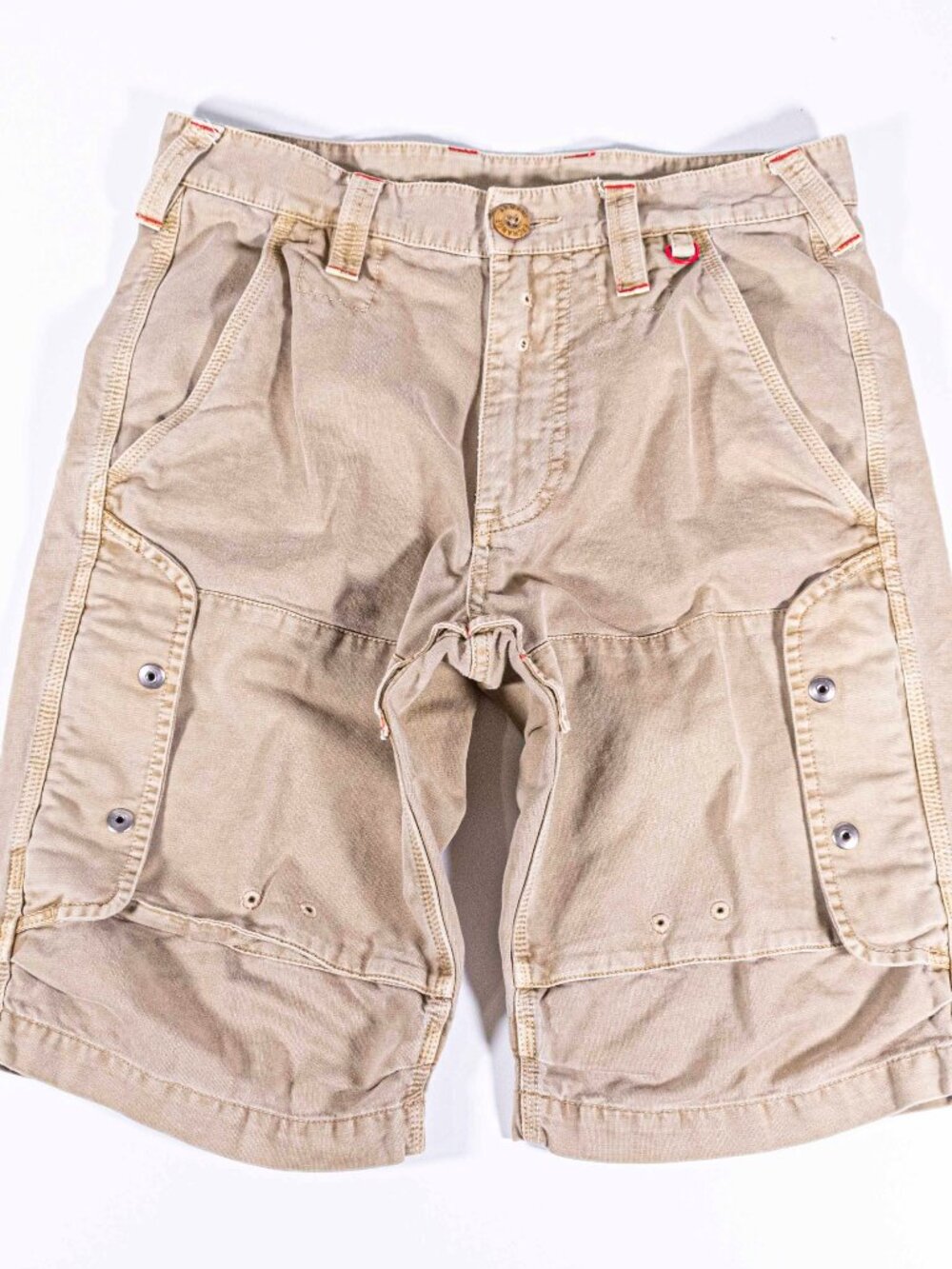 Armani Exchange AX Military Utility Cargo Shorts Mens 28 x 10 Y2K Tactical Baggy